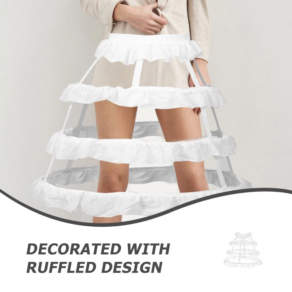 VETEMENTS Sottoveste donna borsa da sposa sottoveste trambusto sottogonna