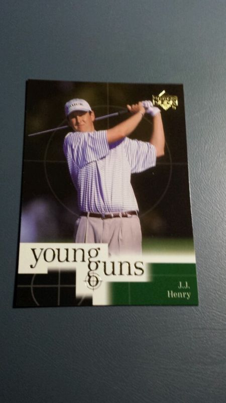 J.J. HENRY 2001 UPPER DECK GOLF CARD # 69 B7200