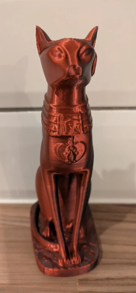 Adorno Gato Egipcio Regalo Decoración Escritorio Oficina Hogar Foto 2 de 4