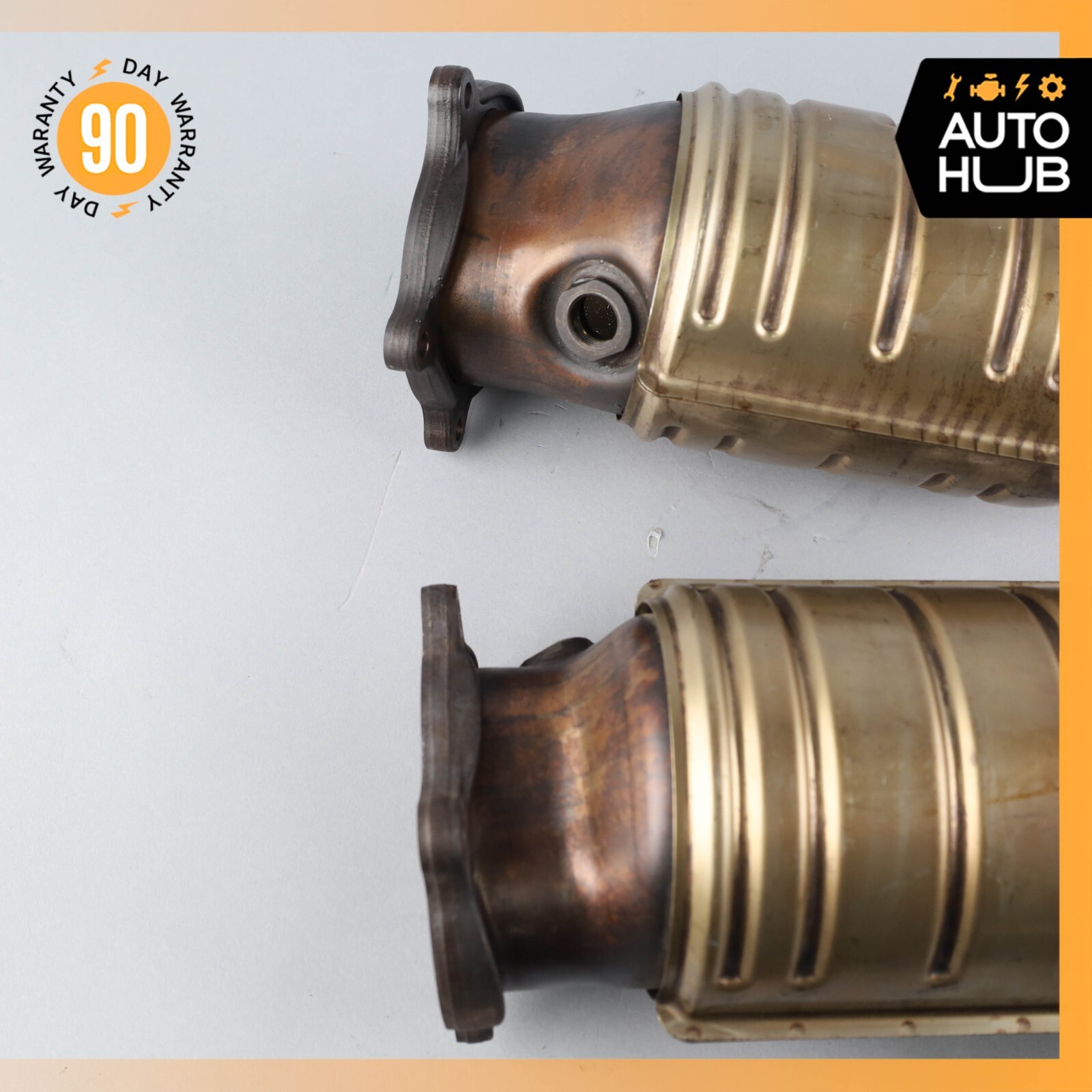 03-06 Bentley Continental Flying Spur Exhaust Downpipe Left & Right Set OEM 67k