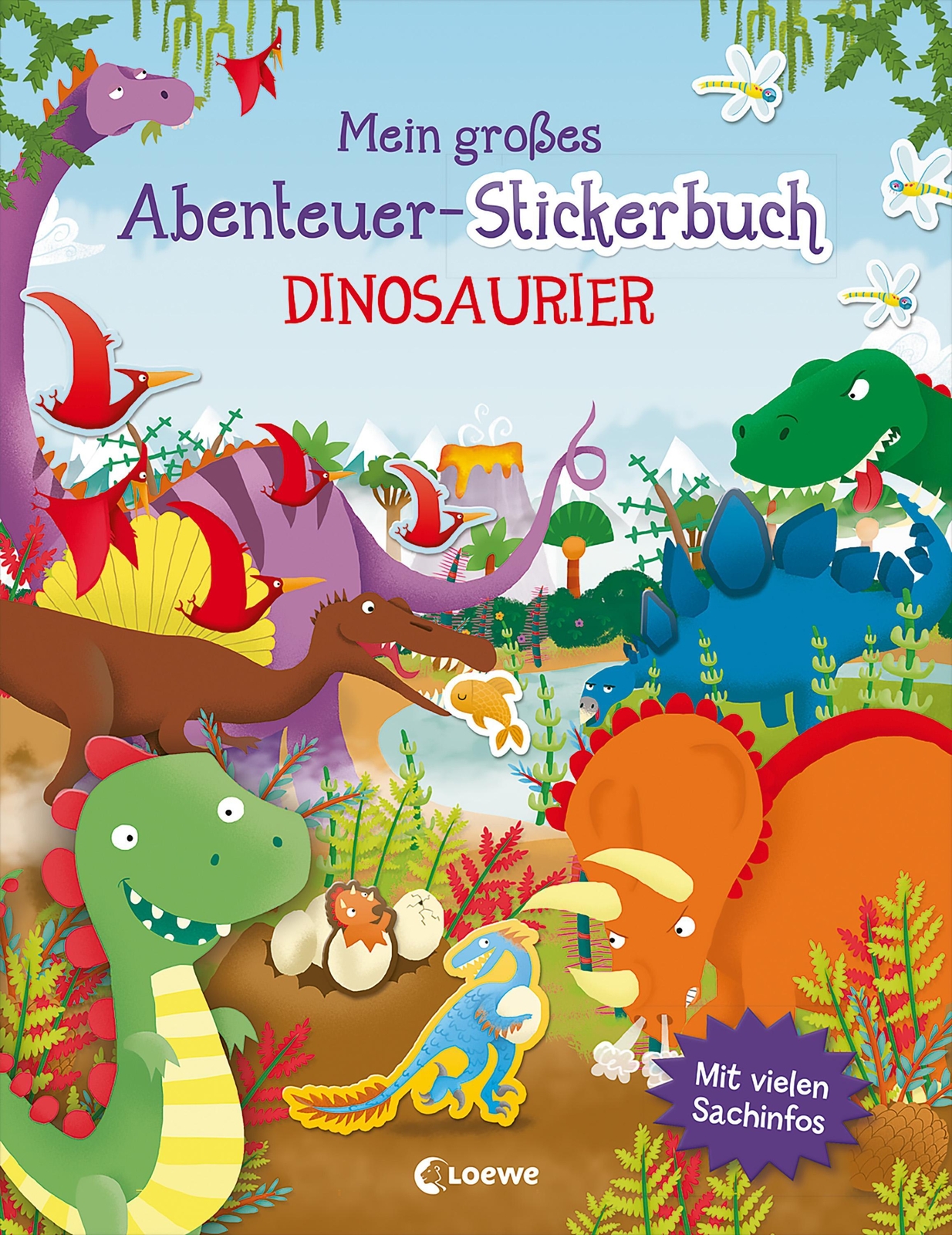 Thumbnail - Mein Großes Abenteuer-stickerbuch - Dinosaurier, Joshua George