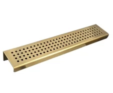 SereneDrains Stainless Steel Drill in Gold Brass Shower Shelf for Inside Shower