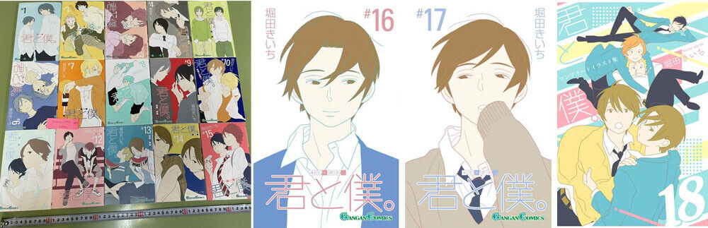 Kimi to Boku 1-14 Comic SET Kiichi Hotta /Japanese Manga Book Japan