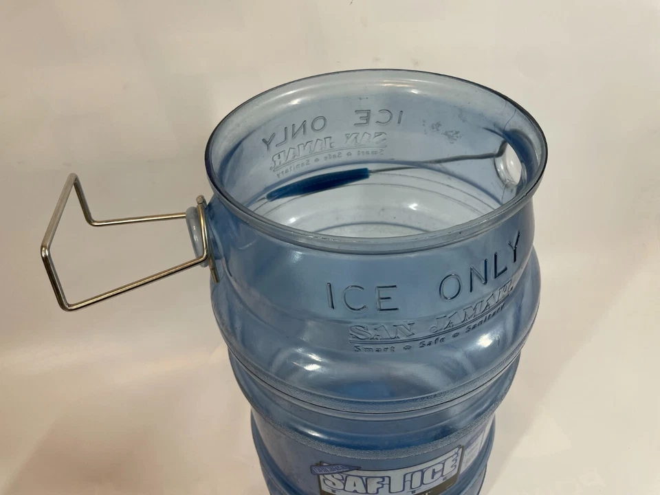 Cubo de hielo SAN JAMAR original SAF-T-ICE seguro para alimentos servicio de restaurante sanitario Foto 3 de 4