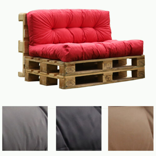 Cojines de palet juego muebles de palet acolchado de palets cojines traseros cojines de asiento  - Imagen 1 de 50