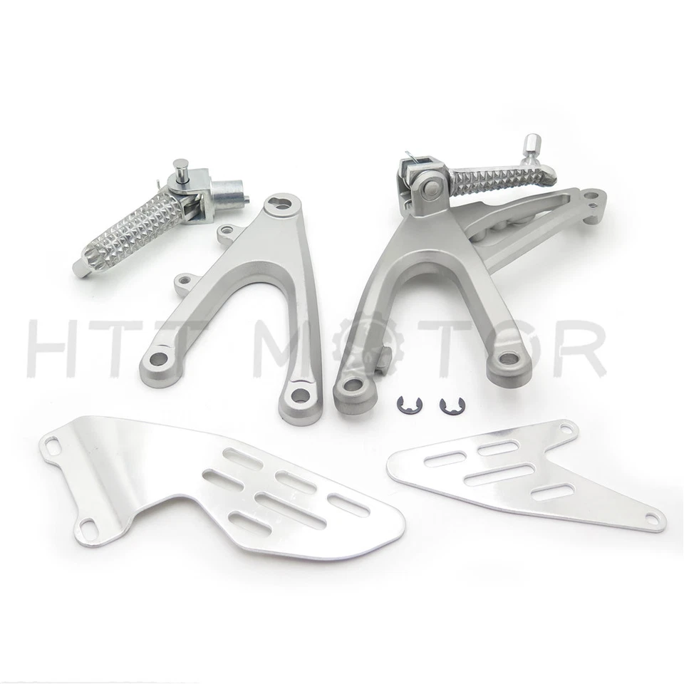 CONJUNTOS TRASEROS DE REPOSAPIÉS DELANTERO PLATEADO PARA YAMAHA YZF R1 2007-2008 Foto 4 de 4