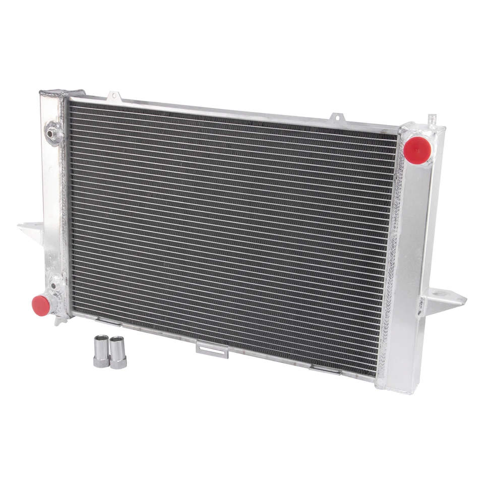 2 Row Aluminum Radiator Fit 1998-2004 2000 Volvo V70 C70 S70 2.3L/2.4L L5 Foto 3 de 4