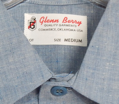 1960's-70's NOS Prison Chambray Work Shirt | eBay