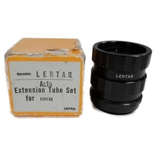 VTG Honeywell Pentax Lentar Extension Tube Set Camera Screw In
