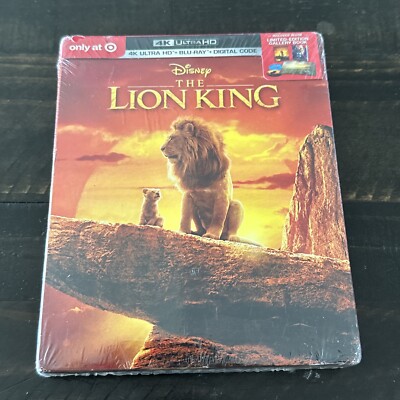 The Lion King (4K HD + Bluray + digital) Target Exclusive NEW / SEALED authentic