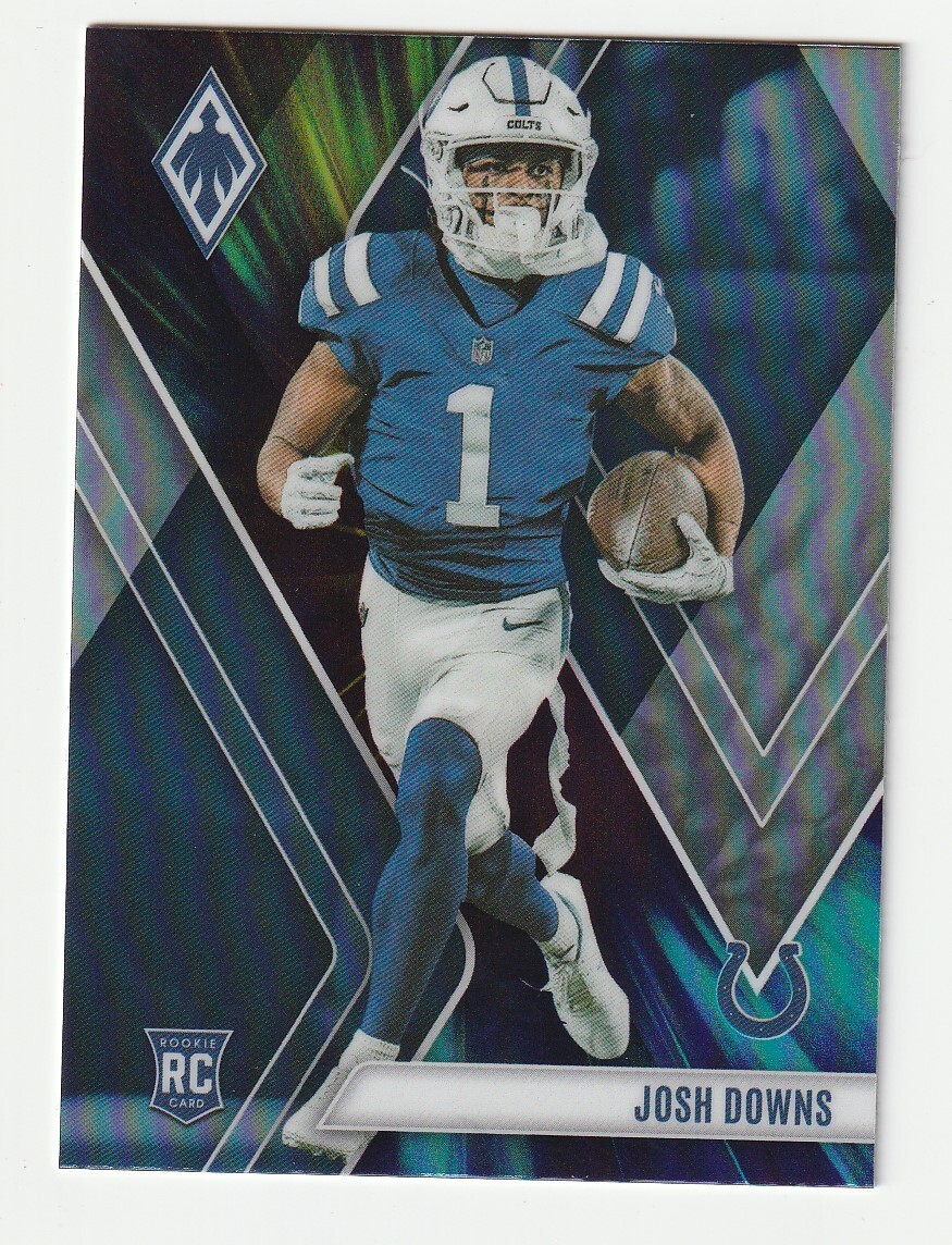 2023 Panini Phoenix Rookie RC Josh Downs Indianapolis Colts Color Burst SP #138