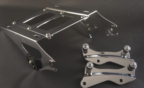 Chrome Tour Pak luggage rack + 4 pt docking kit Harley Davidson Touring 2014 UP