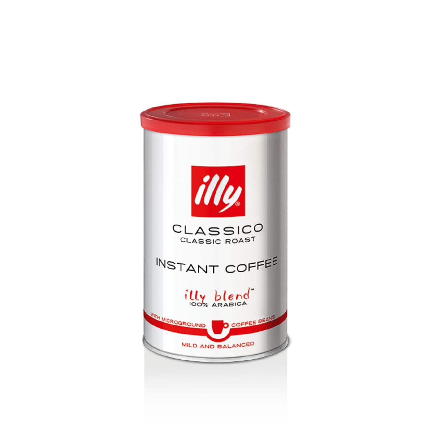 Illy Classico Medium Roast Instant Coffee 3.3 Ounce Mild Balanced Flavor