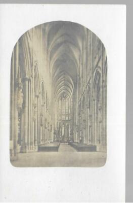 Kölner Dom Innenraum - Hochaltar - alte unbespielte Echtfoto Postkarte