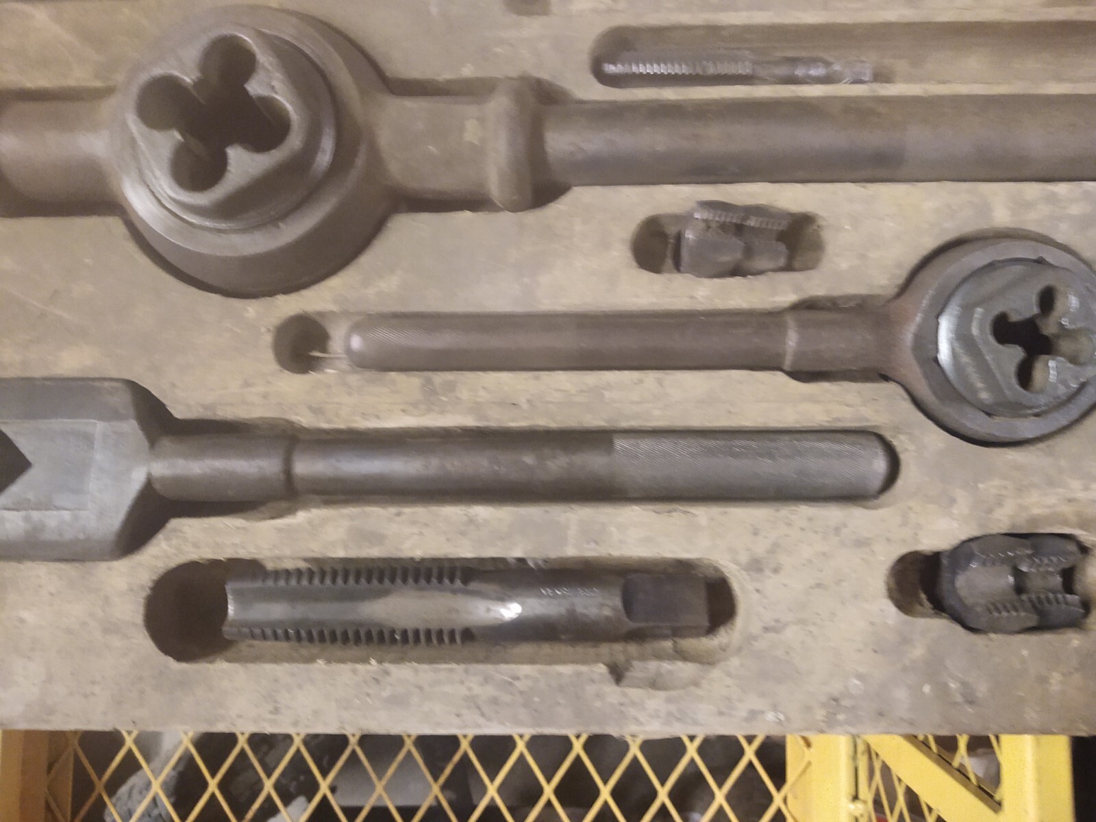 Vintage Craftsman Tap And Die Set Large Early Machinist Mechanic Farm