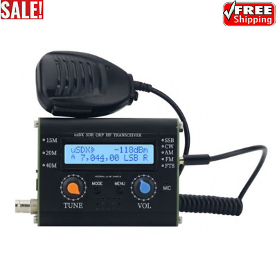 5W usDX SDR QRP Transceiver QCX-SSB to SSB 3-Band All Mode with Handheld Mic NEW