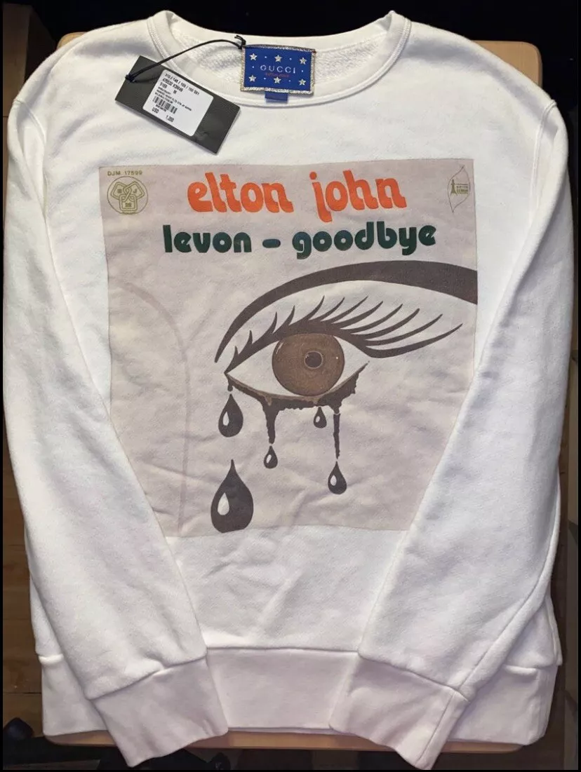 GUCCI Elton John “levon - goodbye” sweatshirt