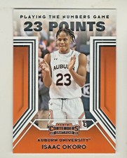 2020-21 Panini Contenders Draft PLAYING THE NUMBERS GAME ISAAC OKORO RC Rookie