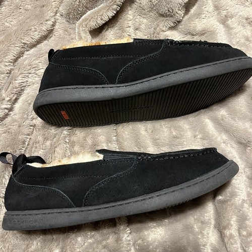 Rockport Slippers 25635 Black Leather 