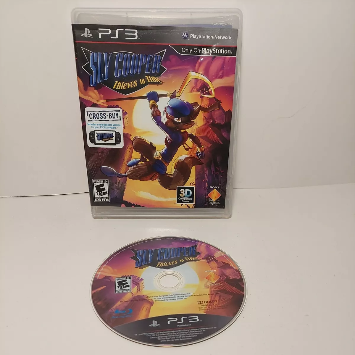 Sly Cooper: Thieves in Time (Sony PlayStation 3/PS3) Game CD+Case