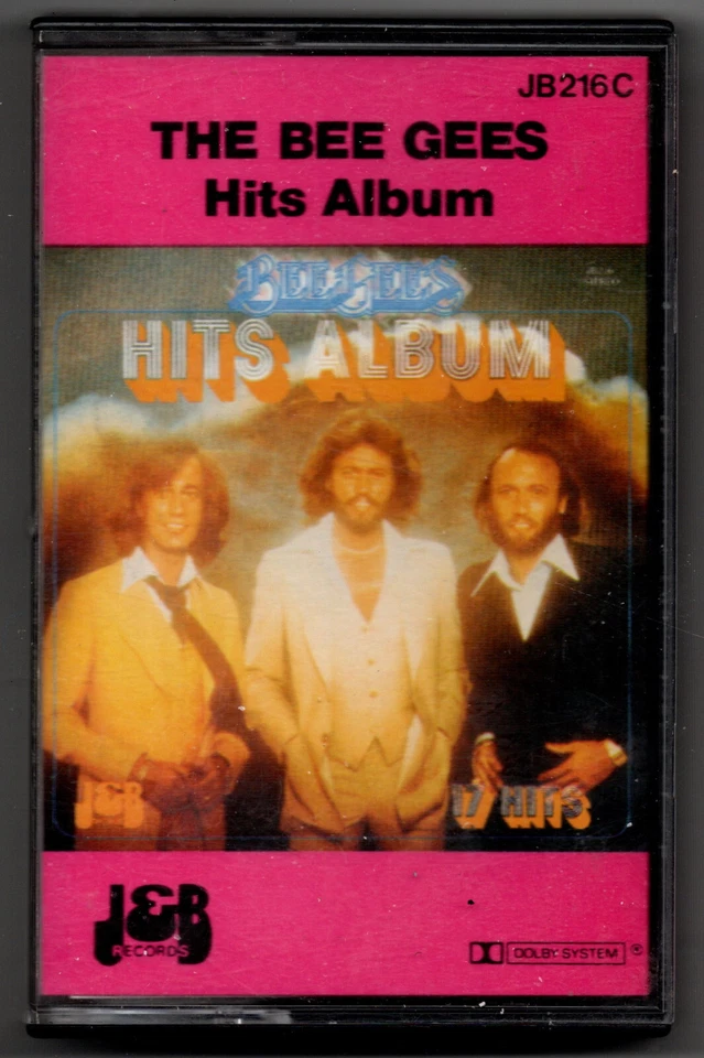 1985 MUSIC AUDIO CASSETTE TAPE [ALBUM: HITS ALBUM] GROUP: THE BEE GEES (J&B) - Image 2 of 4