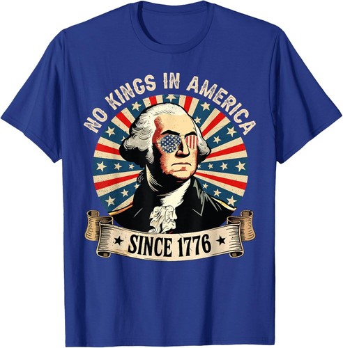 No Kings In America Since 1776 4th Of July Independence Day Unisex T-Shirt - Picture 9 of 9
