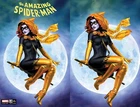 AMAZING SPIDER-MAN #14 MIKE MAYHEW FIRST HALLOWS EVE VIRGIN VARIANT-A & B 2-PACK