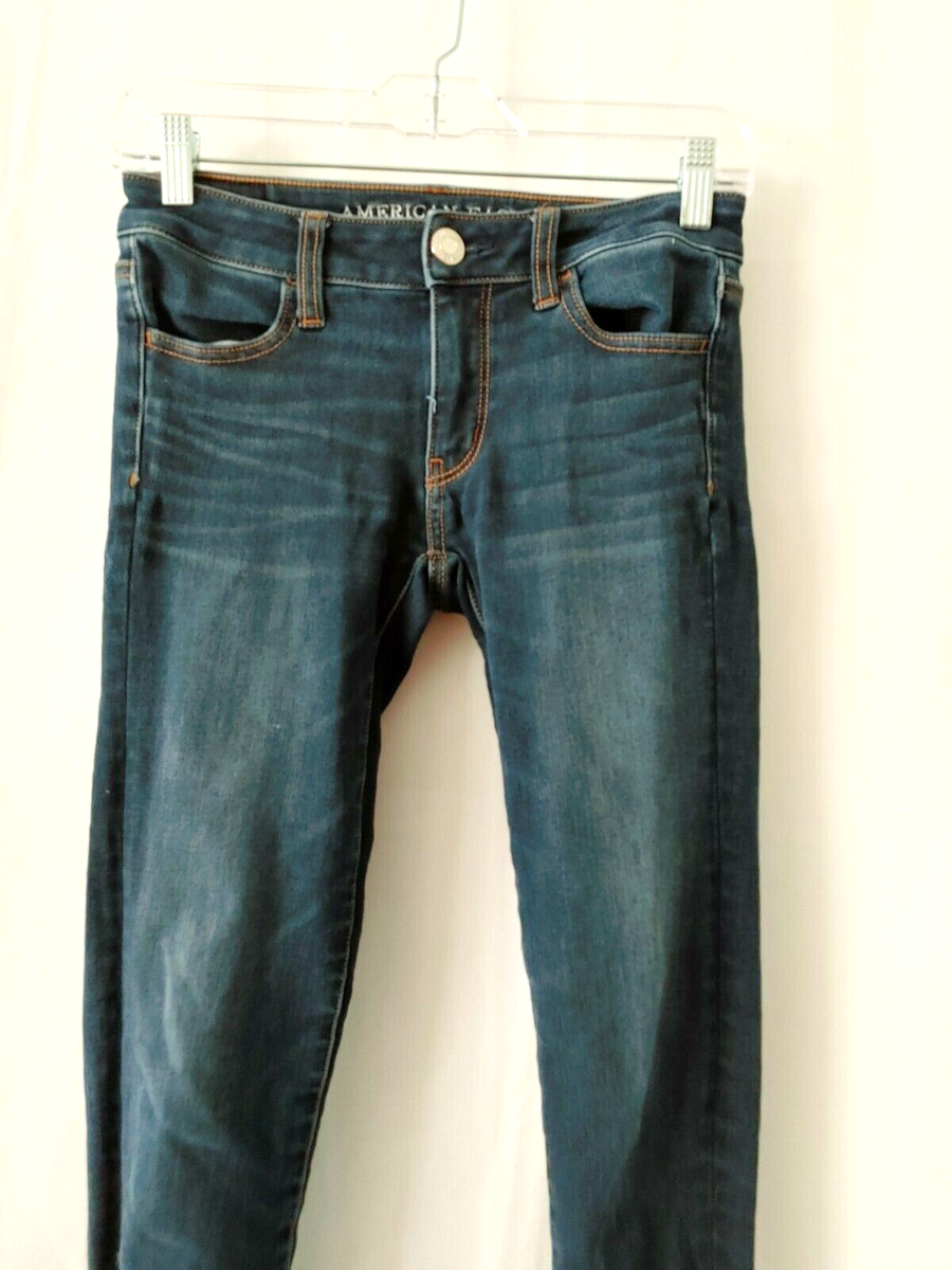 Legging Super Stretch American Eagle Outfitters - Taille 6 X-Long - Bleu - Neuf