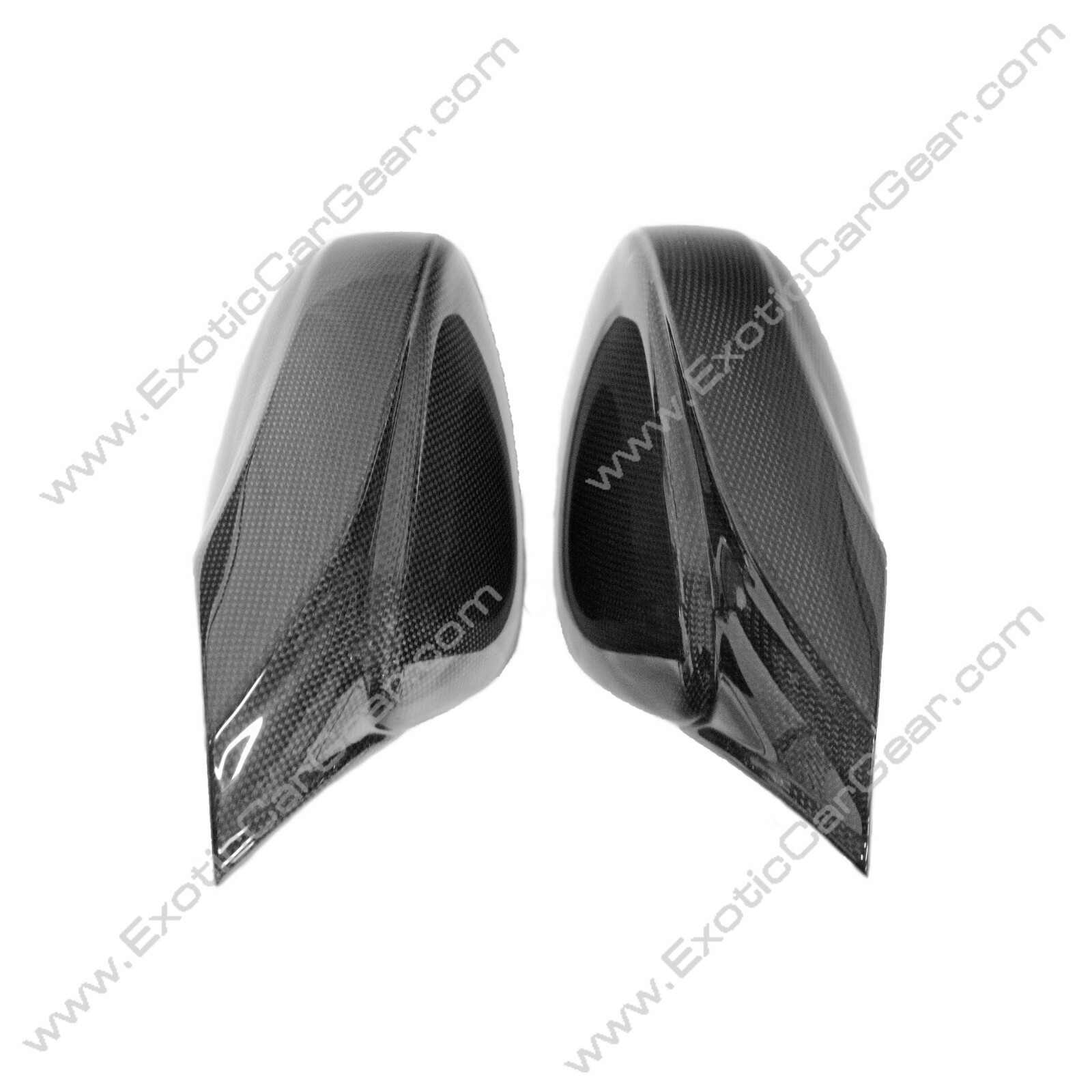 Ferrari 488 Pista Carbon Fiber Outer Mirror Housings 