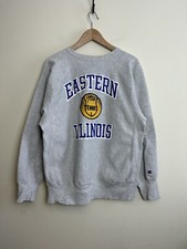 Vintage Champion Reverse Weave Eastern Illinois University Tennis Sweatshirt XL