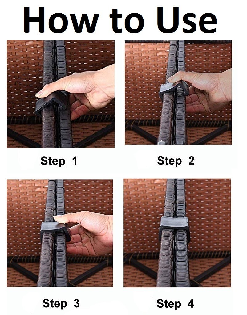 Patio Rattan Wicker Furniture Medium Alignment Fasteners Clip Sectional