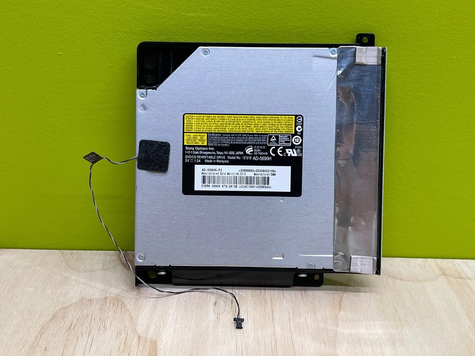 Apple iMac 27" 21.5" 2011 SuperDrive A1312 678-0613B SATA AD-5690H-P2 + Tornillos Foto 4 de 4