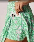 Woman’s SKORTS - SIZE small 6 - 8 - Poly Spandex - Floral Lilly - Green & Pink — photo 4