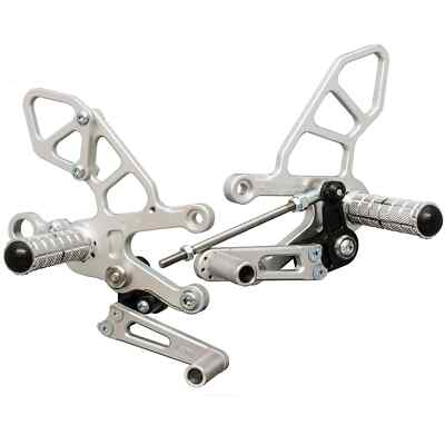APRILIA 2011-2016 RSV4 WOODCRAFT RACING REARSETS / FOOTPEG KIT - REVERSE SHIFT