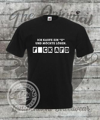 T-Shirt Größe S - 4XL FCK NZS, FCK AFD, Nazis raus, Gegen Nazis, Antifaschist
