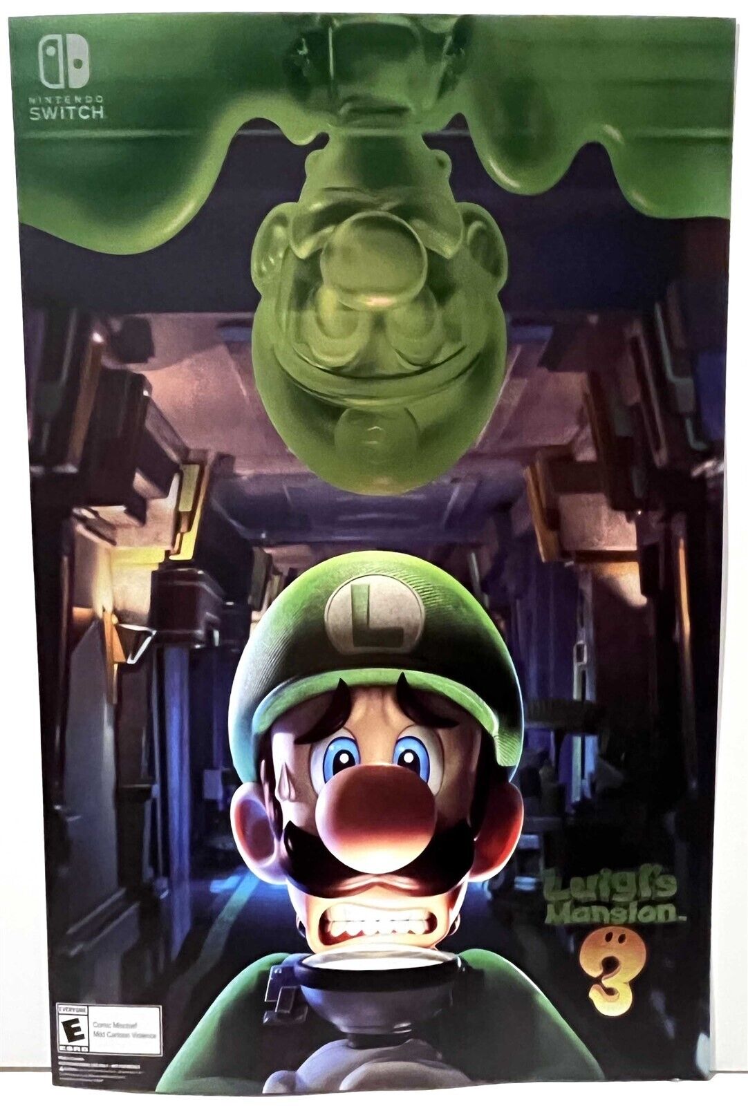 Switch | eBay Nintendo poster 11x17 foil LUIGI\'S 3 MANSION promo