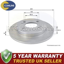 Comline Rear Brake Disc Fits Kia Picanto Hyundai i10 1.0 1.1 CRDi 1.2 #1
