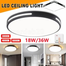 Round/Square LED Ceiling Light Chandelier Bathroom Kitchen Bedroom Pendant Lamp