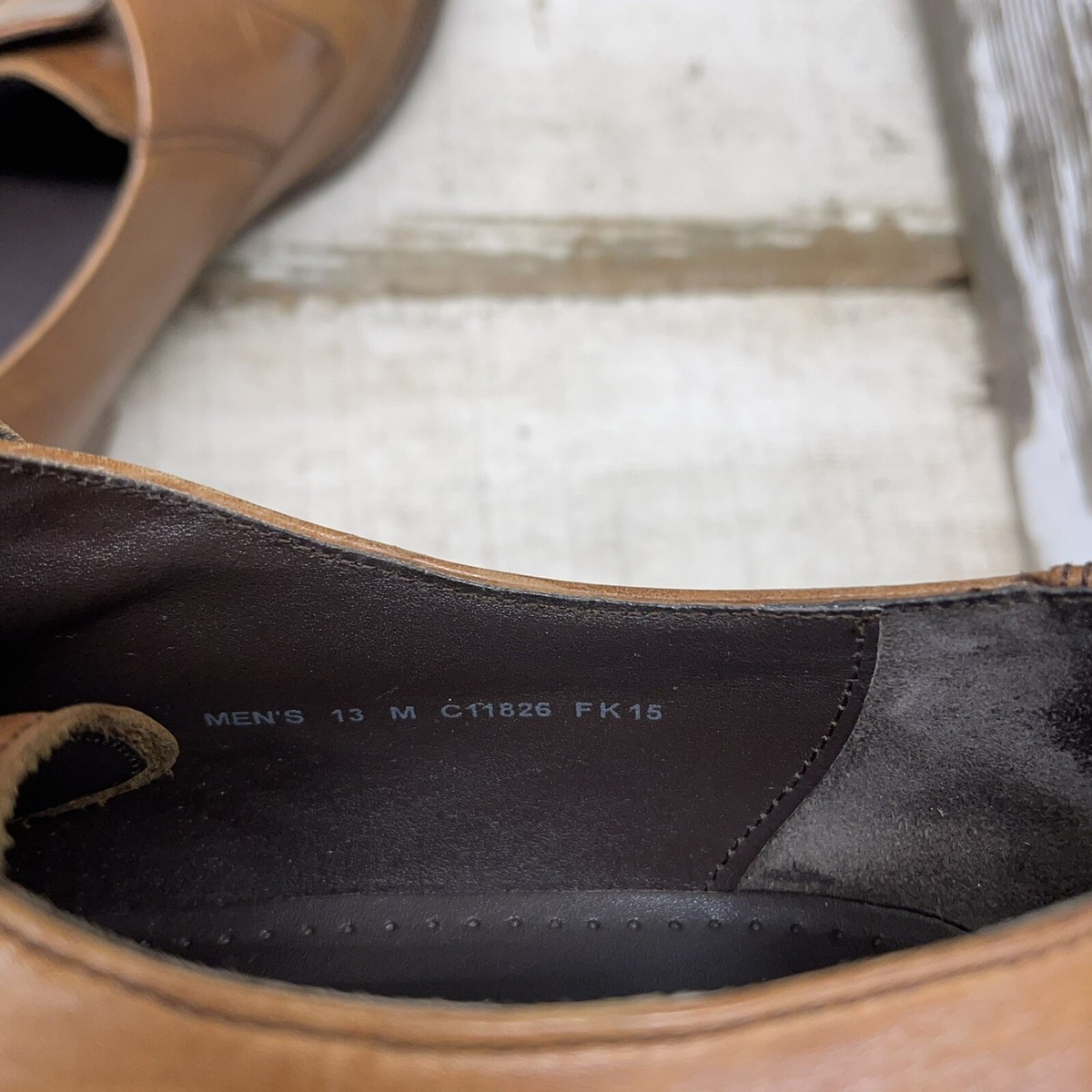 Cole Haan Men\'s Monk Strap Dress Shoes Size 13 M Leather Tan C11826 Men main image 3
