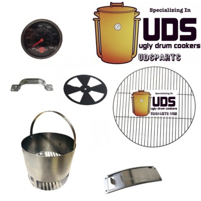 #ad UDS Parts kit Build your own DIY 55 gallon Drum Smokerbbq basket grate intake $139.99
