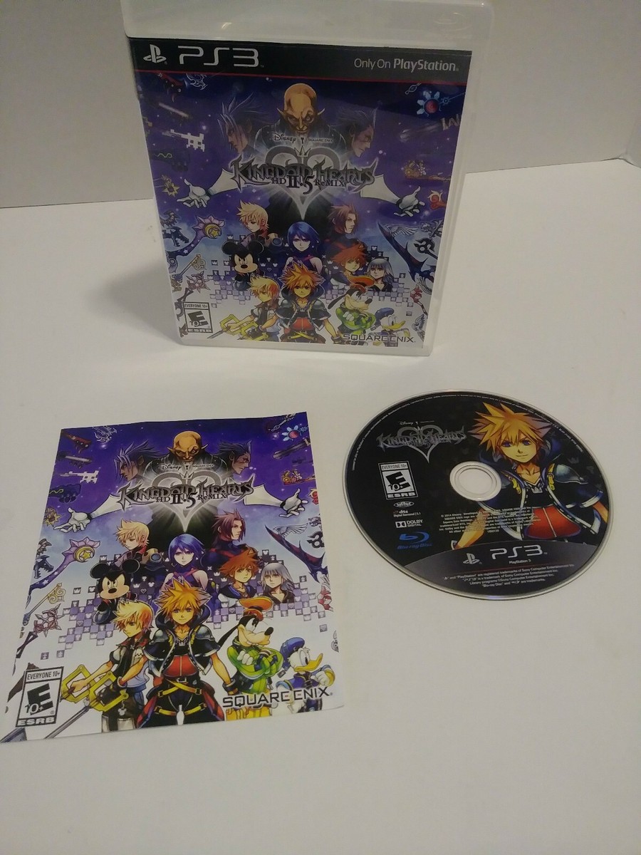 Kingdom Hearts HD 2.5 Remix (Sony Playstation 3, PS3) Complete