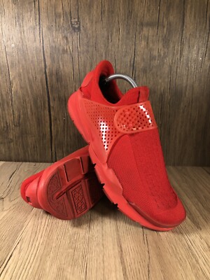 Nike Sock Dart Triple Red Sneaker UK Größe 8 Freizeit leicht EUR 42,5 US 9