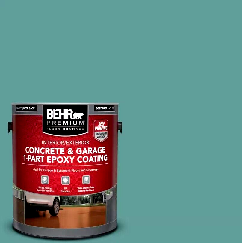 Behr Premium Interior Exterior Concrete Garage Part Epoxy