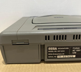 Sega Saturn Console Gray HST-3210 with 2 controllers Japanese Version tested
