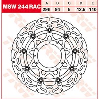 TRW Bremsscheibe (FüR: Honda CBR 600 F PC35 01-07 Vorne )