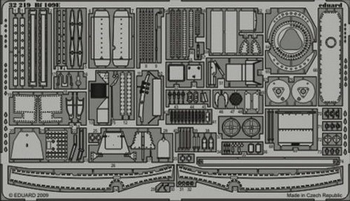Eduard Accessories 32219 - 1:32 Bf 109E for Eduard Kit - Etching Set - New