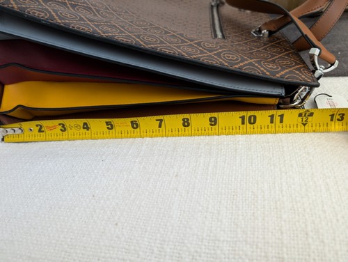BOSTANTEN Logo Leather Briefcase for Unisex 15.6 inch Laptop Bag Business NWT - Picture 16 of 16