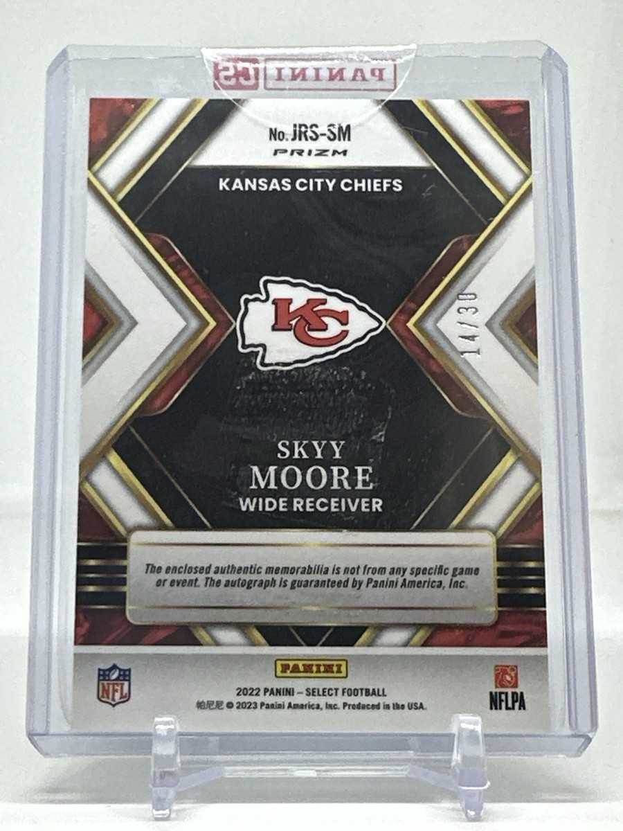 2022 Panini Select - Jumbo Rookie Signature Swatches Skyy Moore