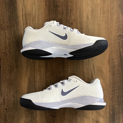 Nike Court Air Zoom Vapor 12 HC Women Size 8.5 White Indigo Tennis