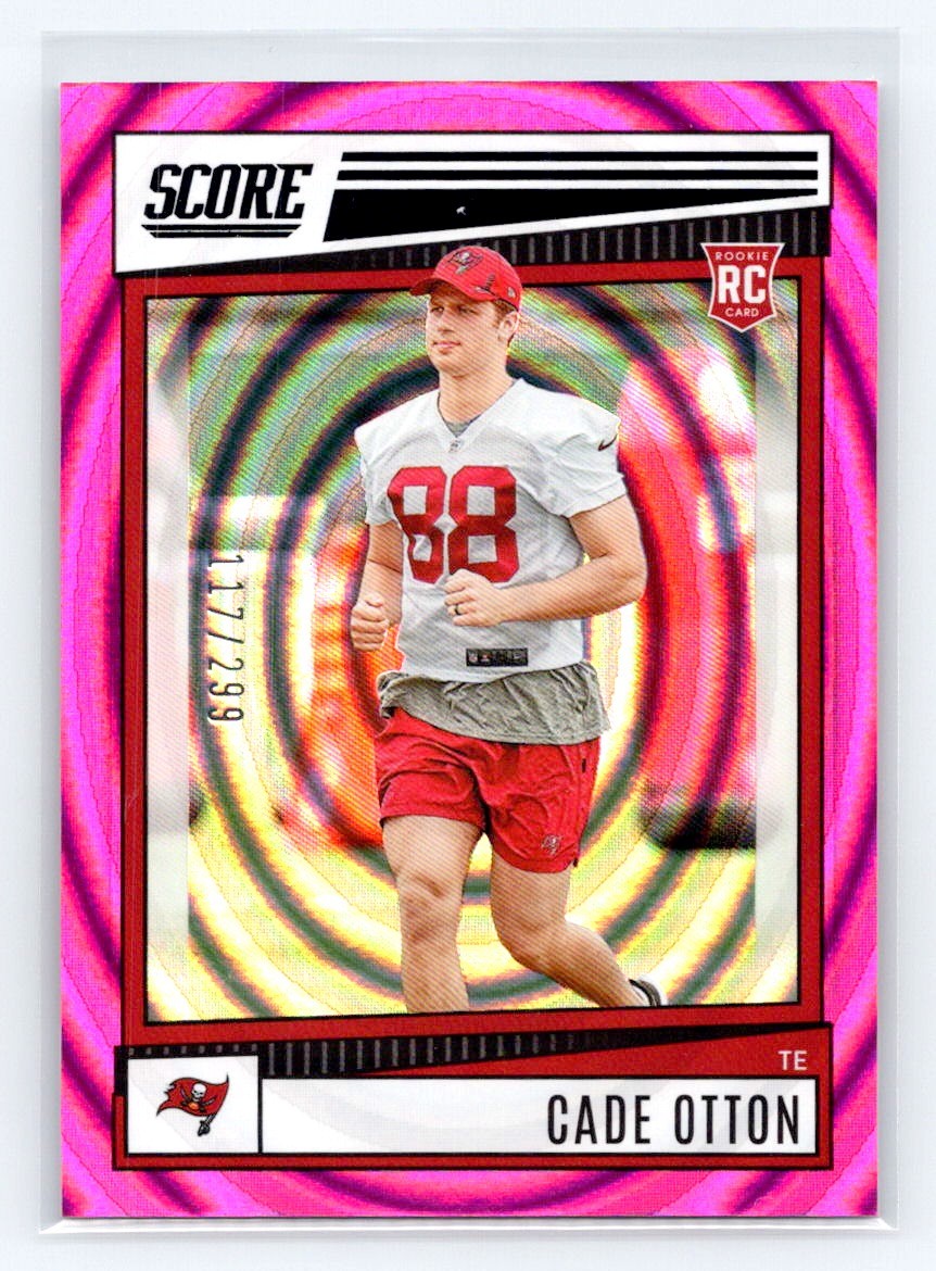 2022 Score Ellipse #371 Cade Otton #/299 Rookie Tampa Bay Buccaneers